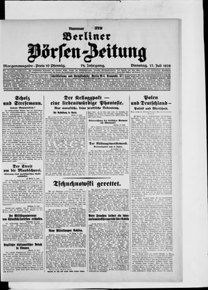 Berliner Börsen-Zeitung vom 17.07.1928
