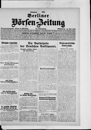 Berliner Börsen-Zeitung vom 18.07.1928