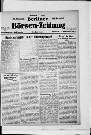 Berliner Börsen-Zeitung vom 12.09.1928
