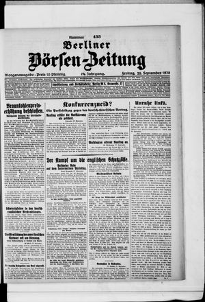 Berliner Börsen-Zeitung vom 28.09.1928