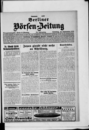 Berliner Börsen-Zeitung vom 30.09.1928