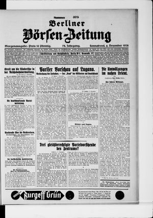 Berliner Börsen-Zeitung on Dec 8, 1928