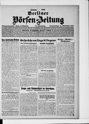 Berliner Börsen-Zeitung vom 13.12.1928