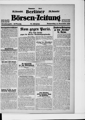 Berliner Börsen-Zeitung vom 13.12.1928