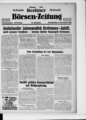 Berliner Börsen-Zeitung vom 15.12.1928