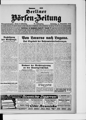 Berliner Börsen-Zeitung vom 16.12.1928