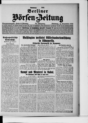 Berliner Börsen-Zeitung on Dec 18, 1928