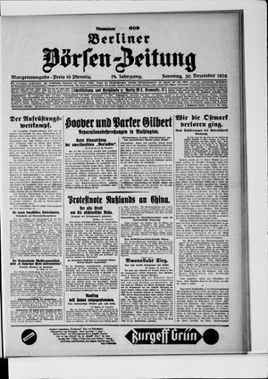 Berliner Börsen-Zeitung vom 30.12.1928