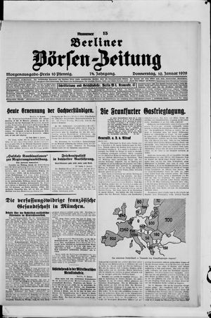Berliner Börsen-Zeitung on Jan 10, 1929