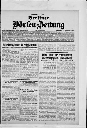 Berliner Börsen-Zeitung vom 18.01.1929