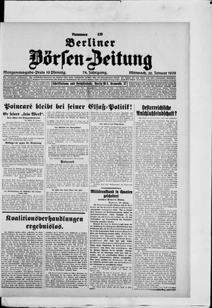 Berliner Börsen-Zeitung vom 30.01.1929