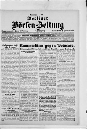 Berliner Börsen-Zeitung vom 02.02.1929