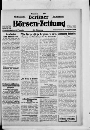 Berliner Börsen-Zeitung vom 16.02.1929