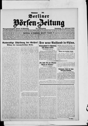 Berliner Börsen-Zeitung vom 24.02.1929