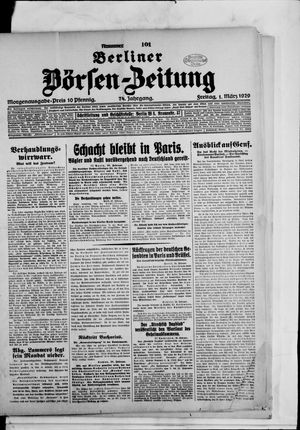 Berliner Börsen-Zeitung vom 01.03.1929