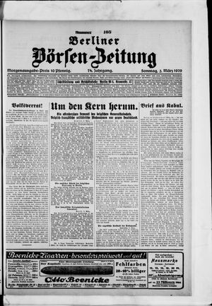 Berliner Börsen-Zeitung vom 03.03.1929