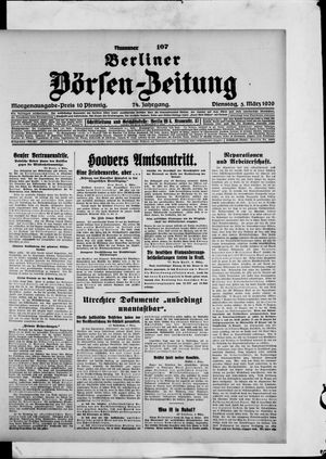 Berliner Börsen-Zeitung vom 05.03.1929