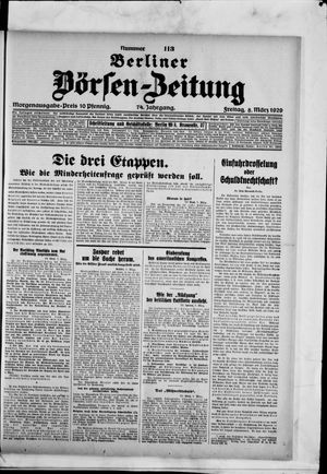 Berliner Börsen-Zeitung vom 08.03.1929