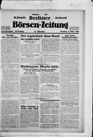 Berliner Börsen-Zeitung vom 11.03.1929