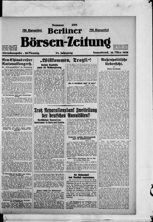 Berliner Börsen-Zeitung vom 16.03.1929