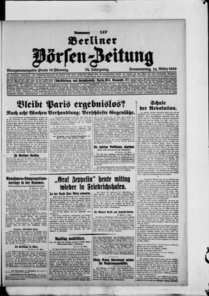 Berliner Börsen-Zeitung vom 28.03.1929