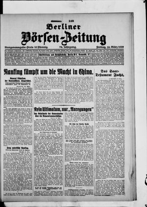 Berliner Börsen-Zeitung vom 29.03.1929