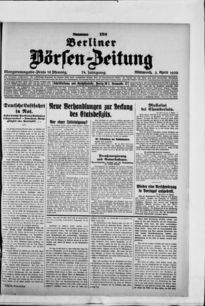 Berliner Börsen-Zeitung vom 03.04.1929