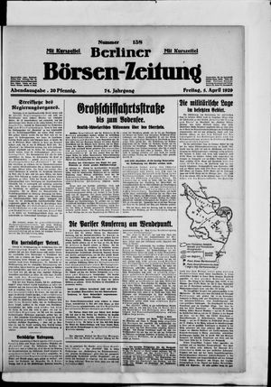 Berliner Börsen-Zeitung vom 05.04.1929