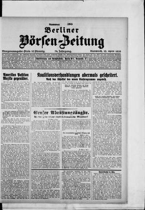 Berliner Börsen-Zeitung vom 10.04.1929