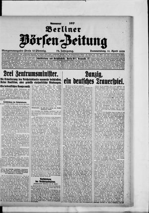 Berliner Börsen-Zeitung vom 11.04.1929