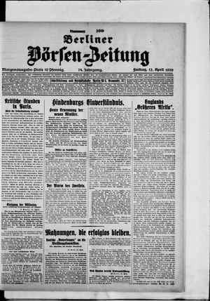 Berliner Börsen-Zeitung vom 12.04.1929