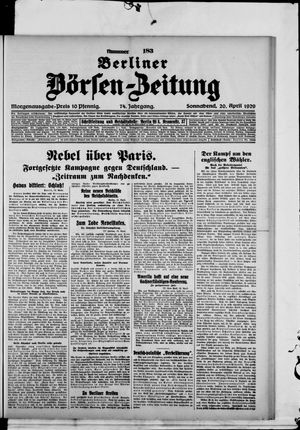 Berliner Börsen-Zeitung vom 20.04.1929