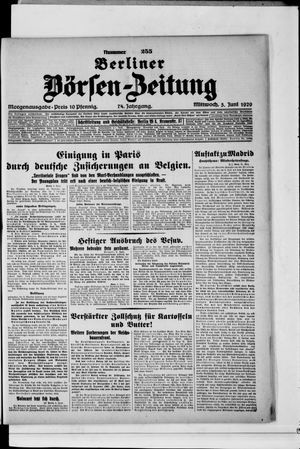 Berliner Börsen-Zeitung on Jun 5, 1929