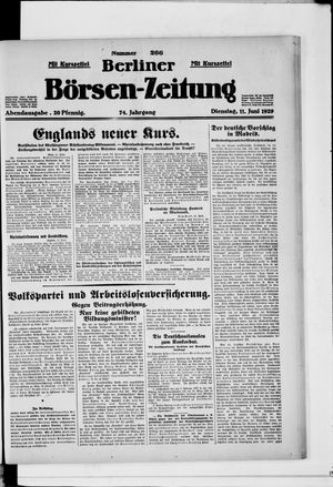 Berliner Börsen-Zeitung vom 11.06.1929