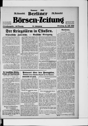 Berliner Börsen-Zeitung vom 16.07.1929