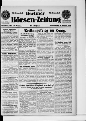 Berliner Börsen-Zeitung vom 08.08.1929