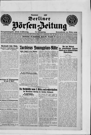 Berliner Börsen-Zeitung vom 22.03.1930