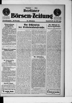 Berliner Börsen-Zeitung vom 26.07.1930