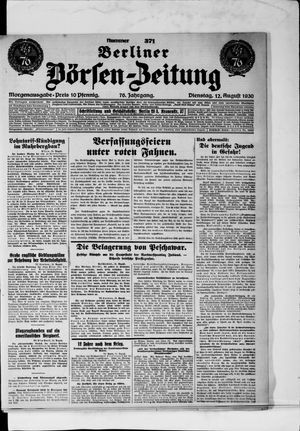 Berliner Börsen-Zeitung vom 12.08.1930