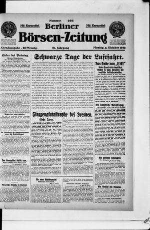 Berliner Börsen-Zeitung vom 06.10.1930
