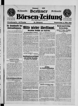 Berliner Börsen-Zeitung vom 05.03.1931