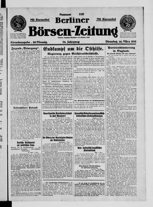 Berliner Börsen-Zeitung vom 10.03.1931