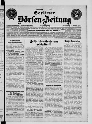 Berliner Börsen-Zeitung vom 17.03.1931