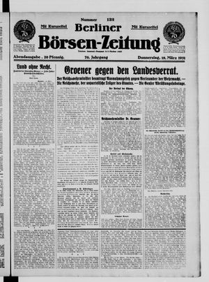 Berliner Börsen-Zeitung vom 19.03.1931