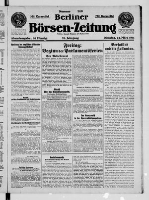 Berliner Börsen-Zeitung vom 24.03.1931