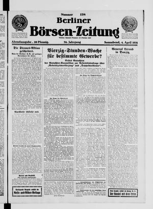 Berliner Börsen-Zeitung vom 04.04.1931