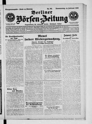 Berliner Börsen-Zeitung vom 18.02.1932