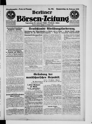 Berliner Börsen-Zeitung vom 18.02.1932