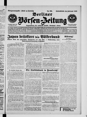 Berliner Börsen-Zeitung vom 20.02.1932