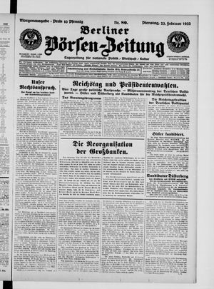 Berliner Börsen-Zeitung vom 23.02.1932